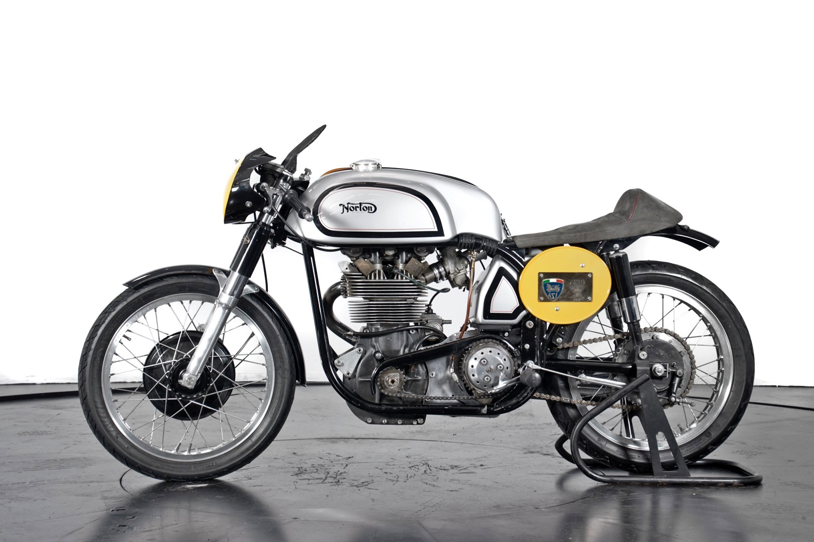 Vintage (used) motorcycles' values: 1957 Norton Manx 500, approx. $50,877. for sale