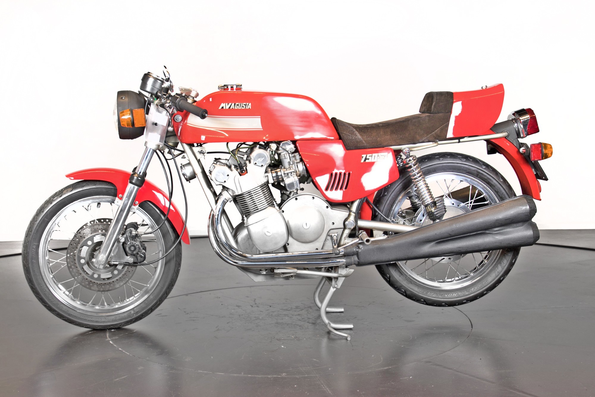 Vintage (used) motorcycles' values: Mv Agusta 750 America, approx. $112,703. for sale