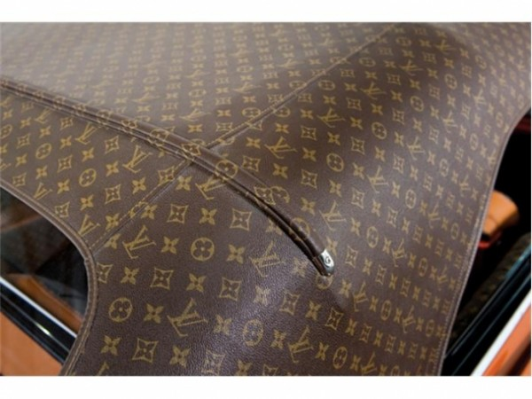 Couture Vehicle Upholstery : Mercedes Wrapped In Louis Vuitton