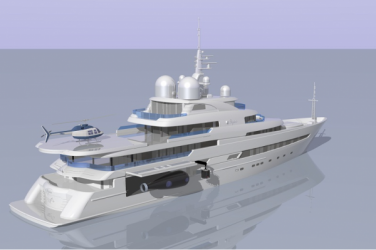 240 ft. Megayacht Pegaso Listed at $120 million