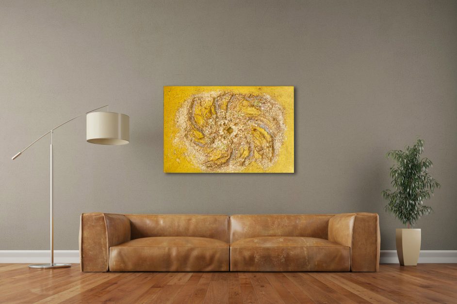 Gold, diamonds and Metatron: Luxurious abstract art for your walls
