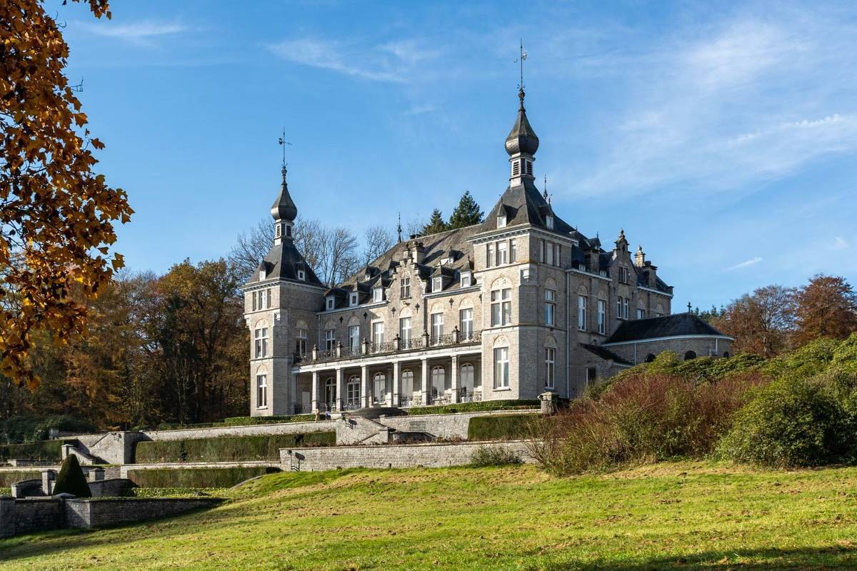 Luxury castle-style houses for sale in France and Belgium