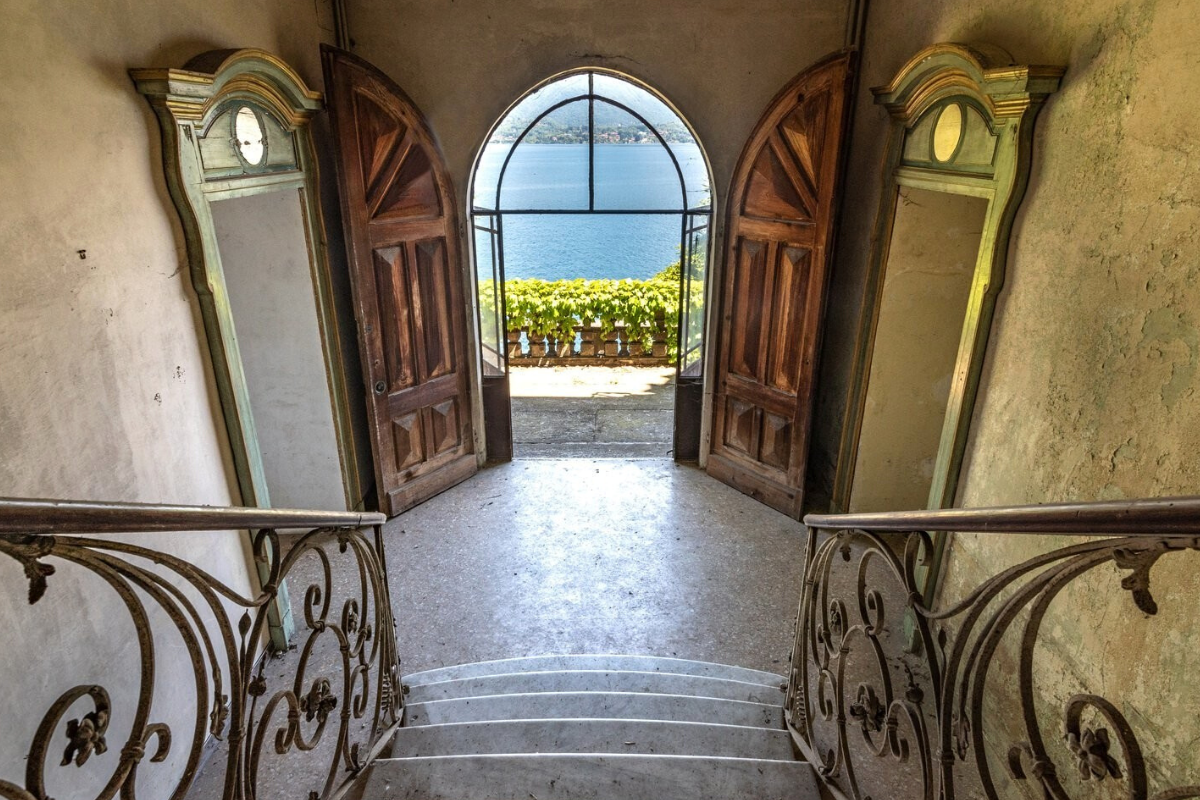Castle-style homes: Castle-style villa on Lake Stresa, Italy (price on request).