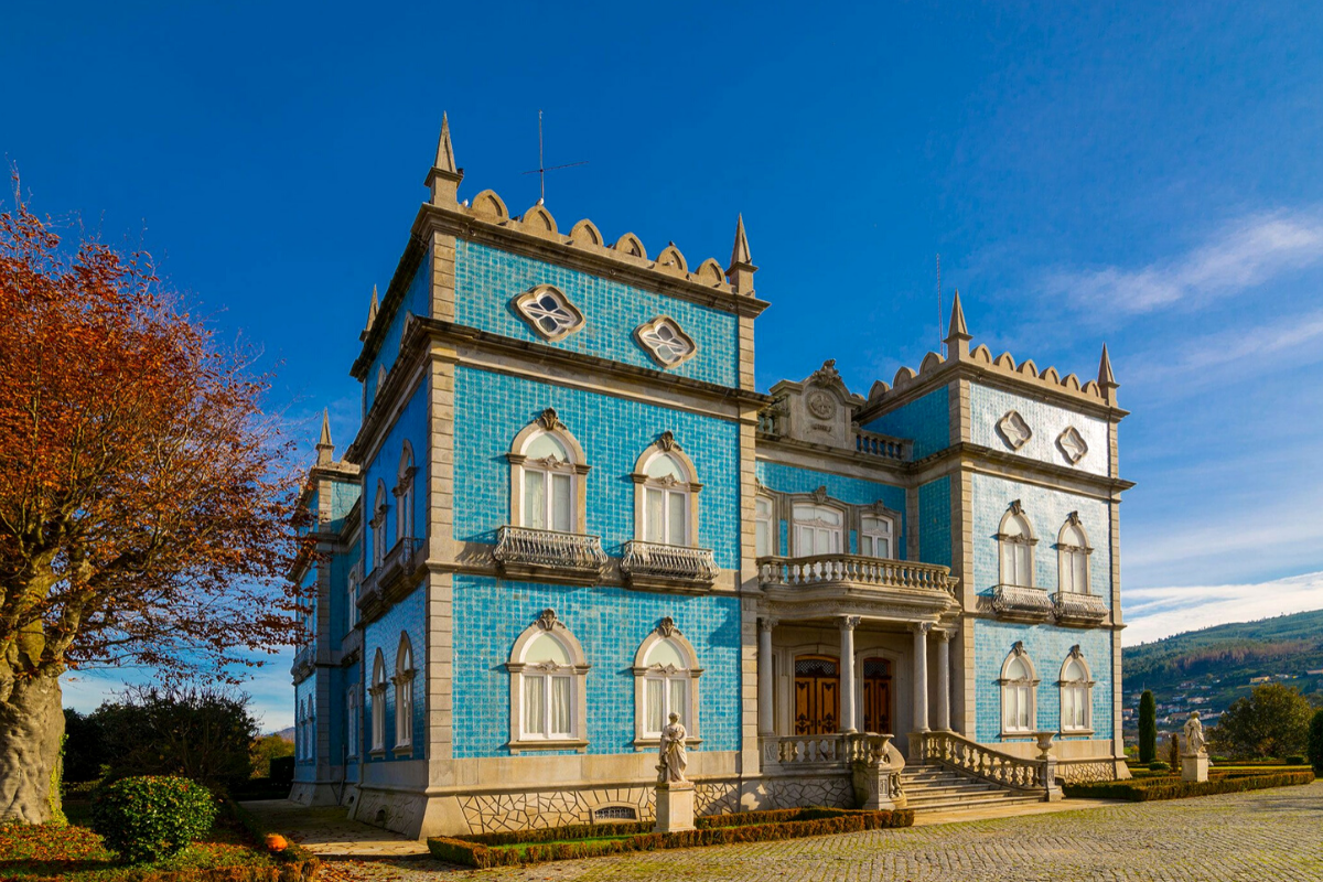 Castle-style homes: Castle with a vineyard and gardens, Póvoa de Lanhoso, Portugal (approx. US$8,176,124).