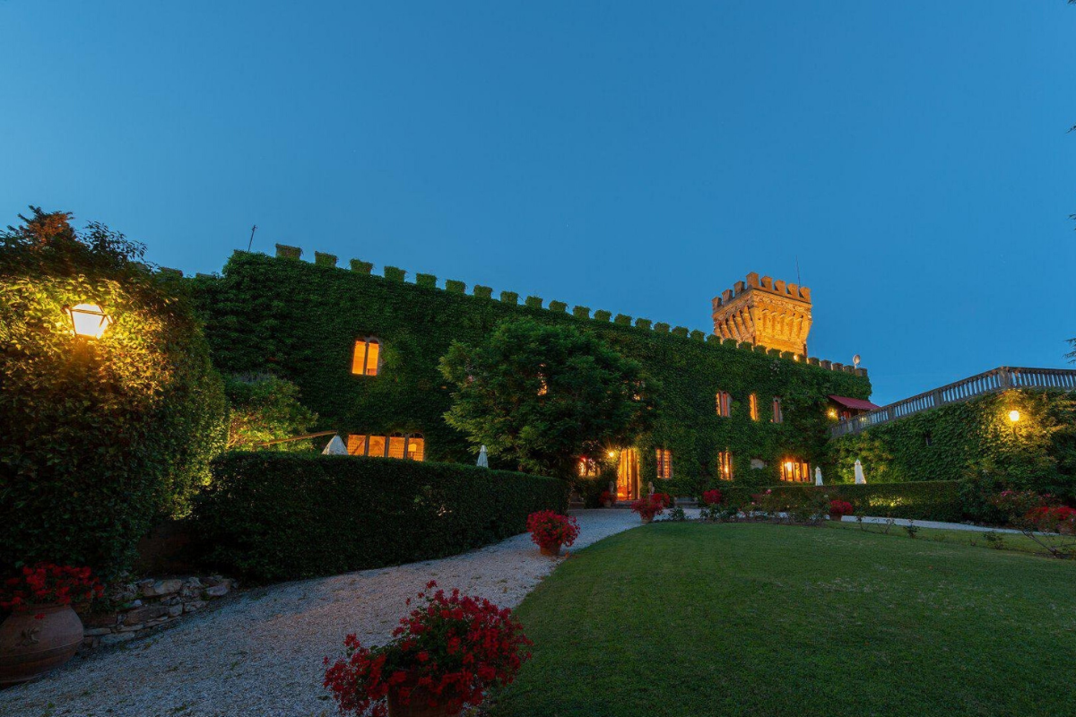 Modern castle houses: Castle in Venturina, Italy (price on request).