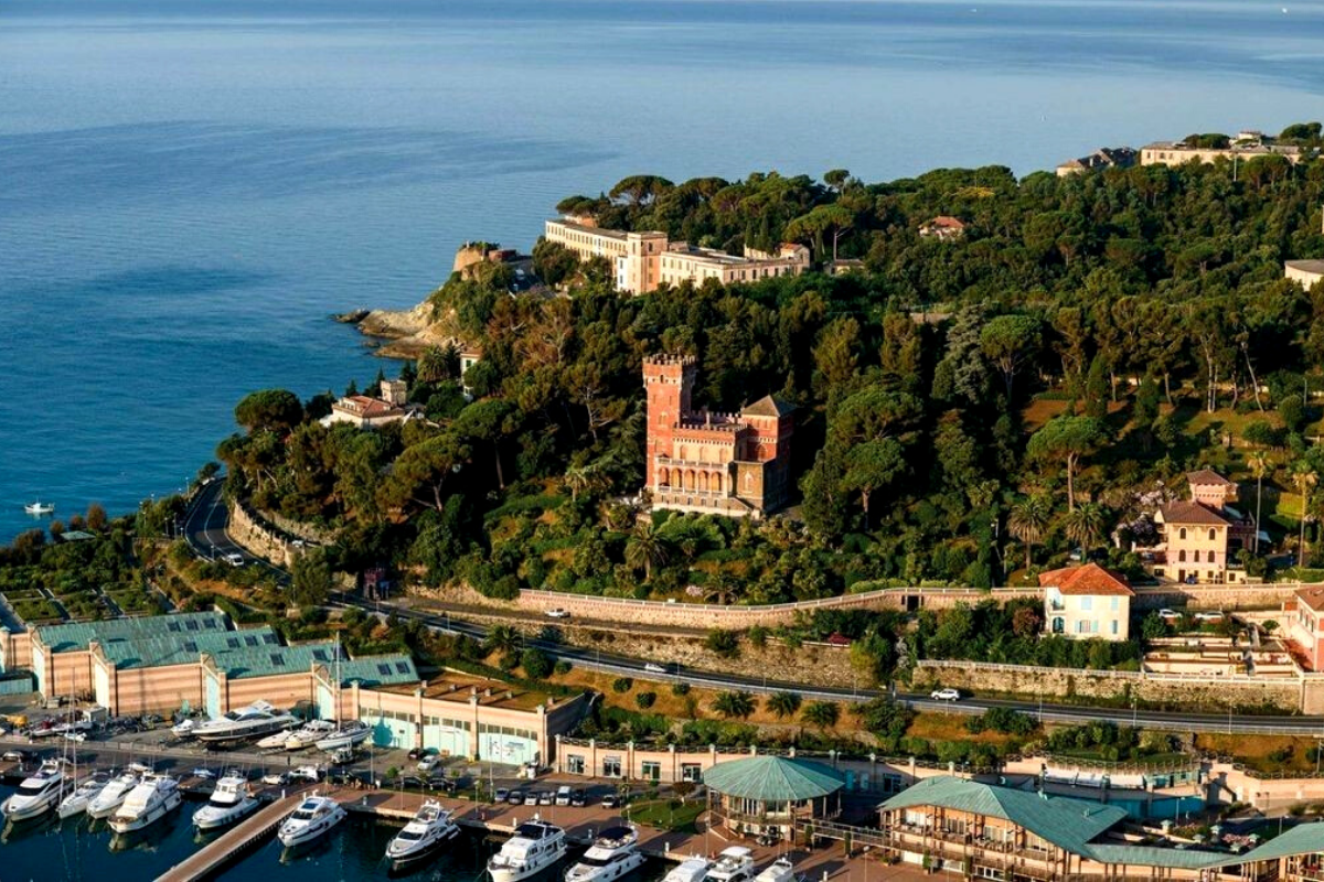 Modern day castles: The 1930 castle in Varazze, Italy, approx (US$8,000,000).