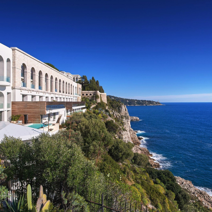 Best places to live in French Riviera: seafront apartment in Iconic Palais Maeterlinck in Nice with one of the best views in French Riviera not far from one of the best beaches in French Riviera and best authentic medieval villages and towns in French Riviera, and some of the best places to stay in French Riviera