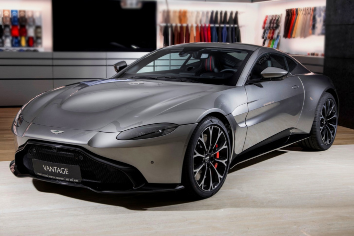 How much is an Aston Martin Vantage in India and Russia: Aston Martin Vantage V8 Tungsten Silver, approx. 6,174, Moscow.