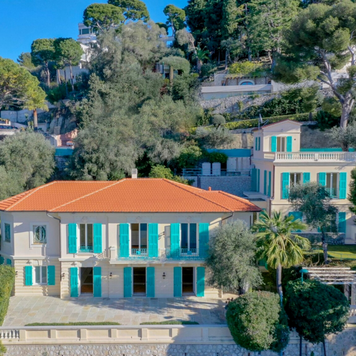 Best places to live in French Riviera: Belle-Époque villa in Cap-Ferrat with one of the best views in French Riviera not far from one of the best beaches in French Riviera and best authentic villages and towns in French Riviera, and some of the best places to stay in French Riviera