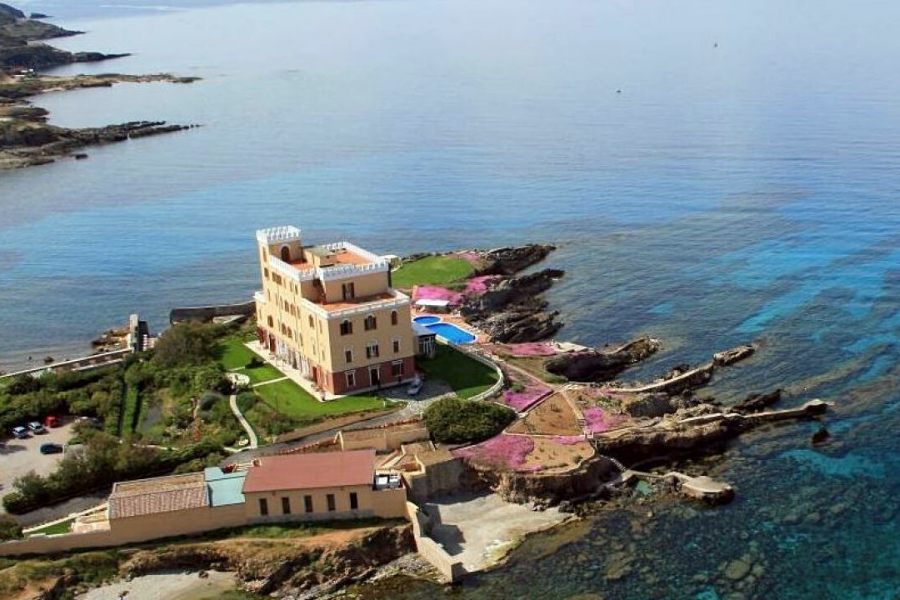 The most expensive historic house with a helicopter pad in Alghero, Sardinia, Italy.