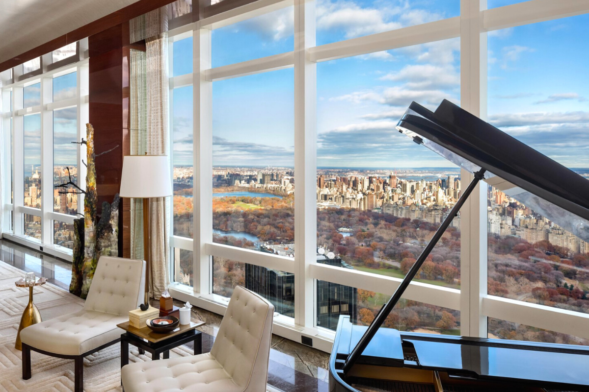Expensive property with gorgeous views over Central Park, New York. Ranking: 14
