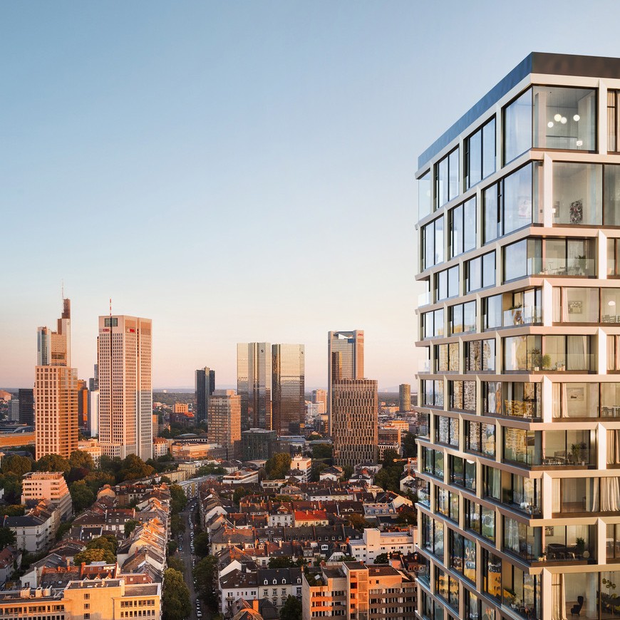 Buy property in Frankfurt: penthouse at 160 Park View in Frankfurt Westend