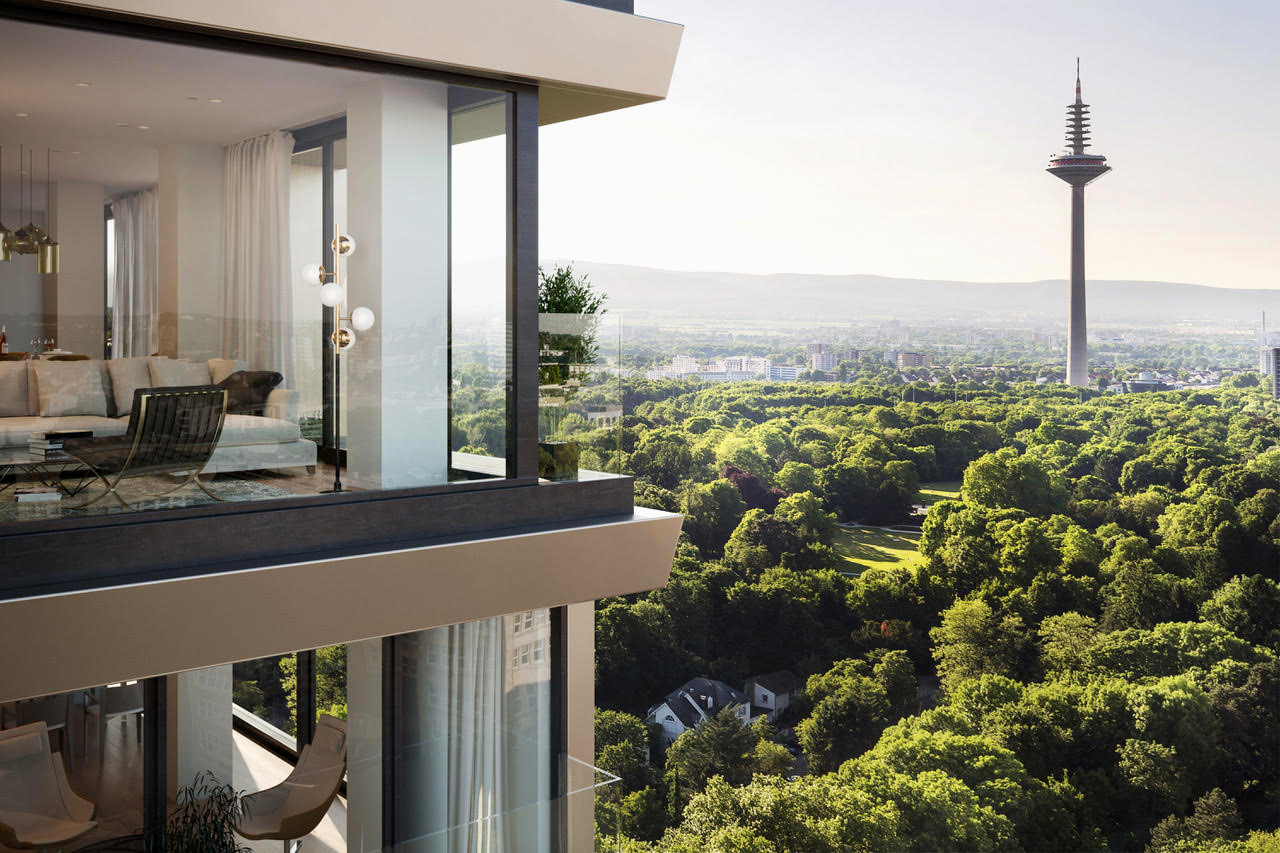 Buy property in Frankfurt: penthouse at 160 Park View