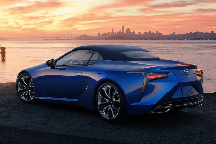 New electric supercar: Lexus LC500, 471 hp. Image courtesy of Lexus 