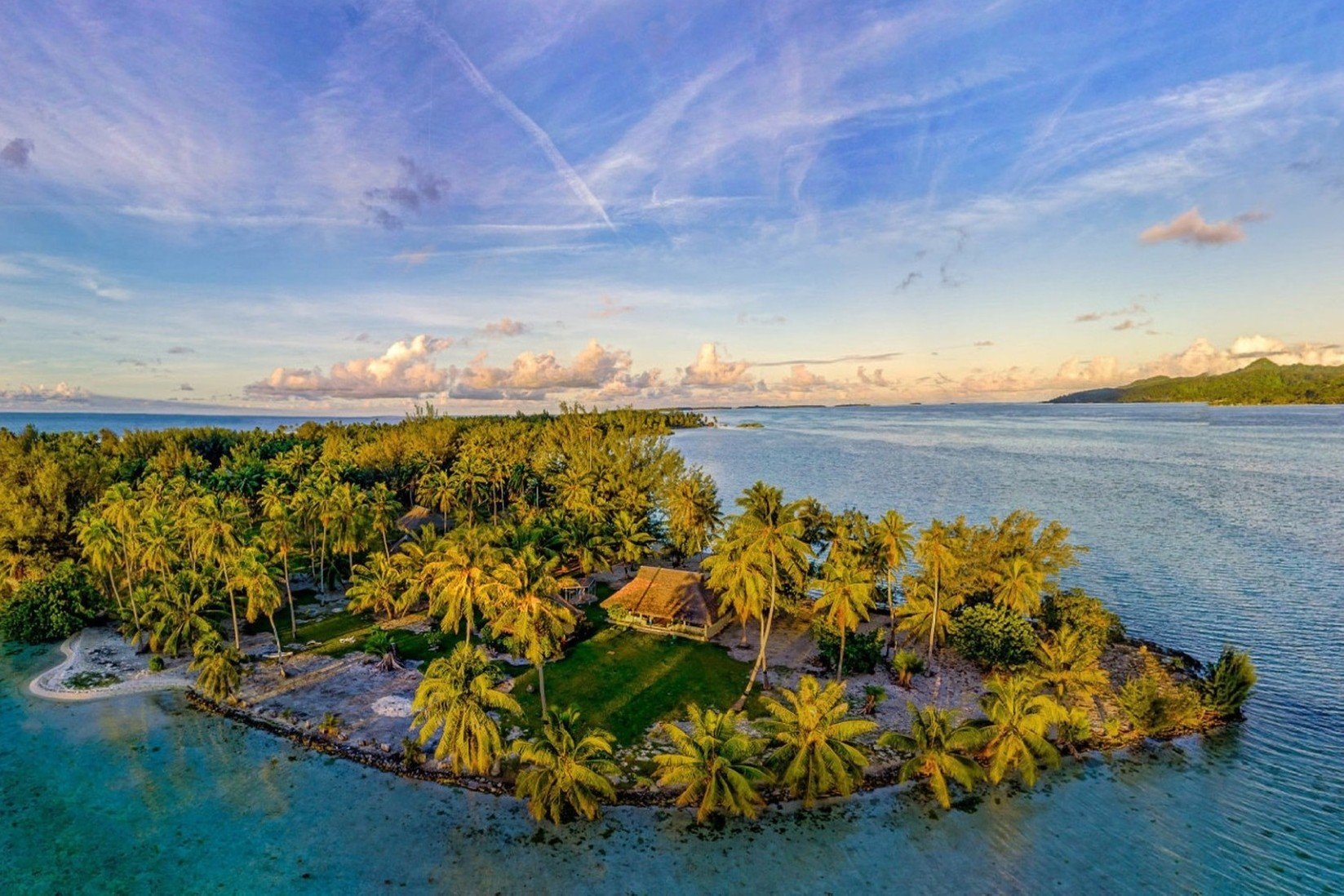 How much is a private island: Motu Moie, Society Islands, French Polynesia, $6,500,000.