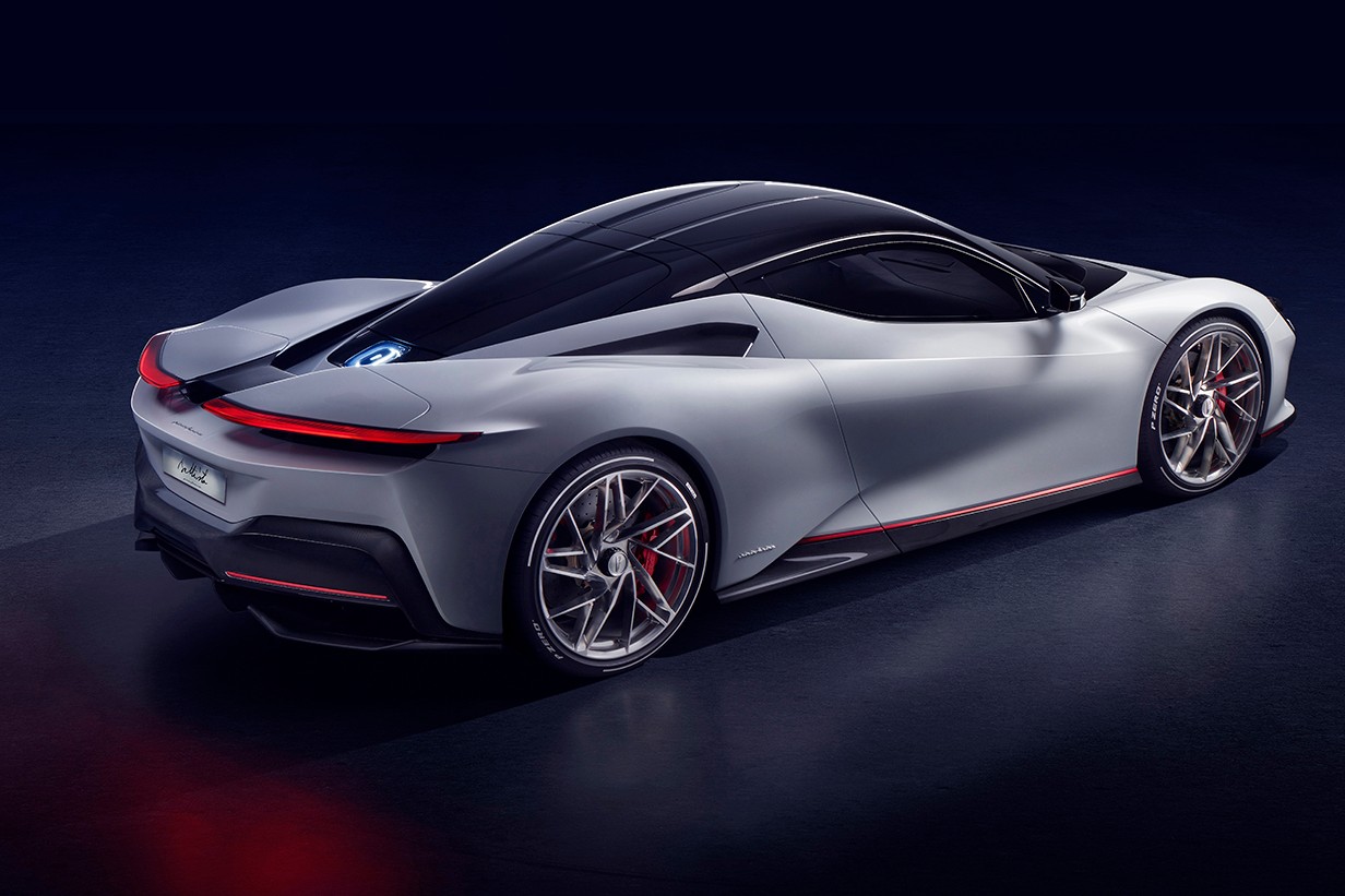 New electric supercar: Pininfarina Battista, 1874 hp. Image courtesy of Pininfarina. 