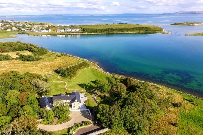 Best places to live and work in Ireland: Lough Rusheen House, Galway City, County Galway, an epitome of contemporary coastal lifestyle, approx. $3,369,002.