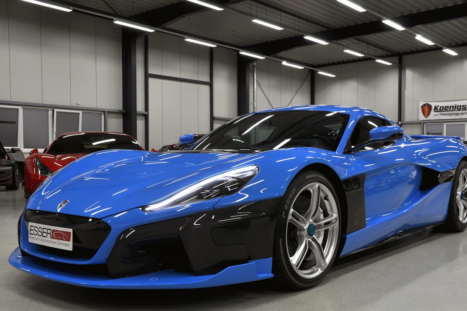 New electric supercar: 2020 Rimac C_Two, for sale in Alsdorf, Germany, $1,700,000: an electric GT hypercar produces 1,914 hp at the top speed of 412 km/h (258 mph)