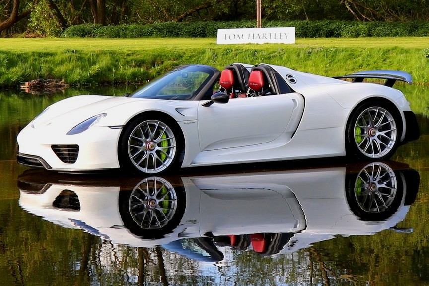 Best exotic cars of all times: 2014 Porsche 918 Spyder Weissach Package, Overseal, UK, approx. $1,415,286.