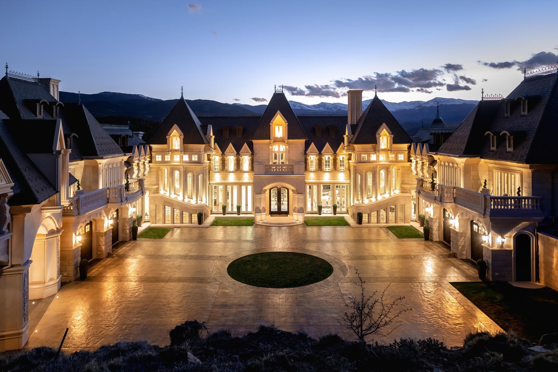 The number one, coolest luxury mansion in the world: castle in the woods