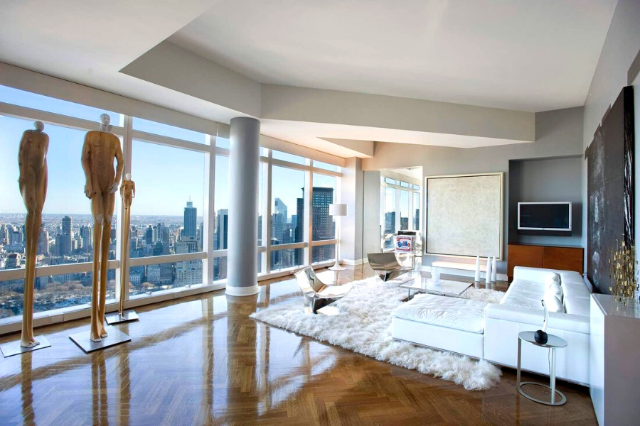Modern luxury living room design: painting ideas
