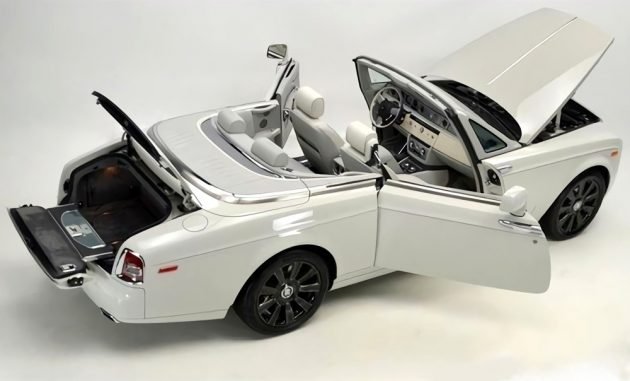  Most expensive Rolls-Royce cars - 2017 Rolls-Royce Phantom Drophead Coupé, $600,000, for sale in Washington, USA.