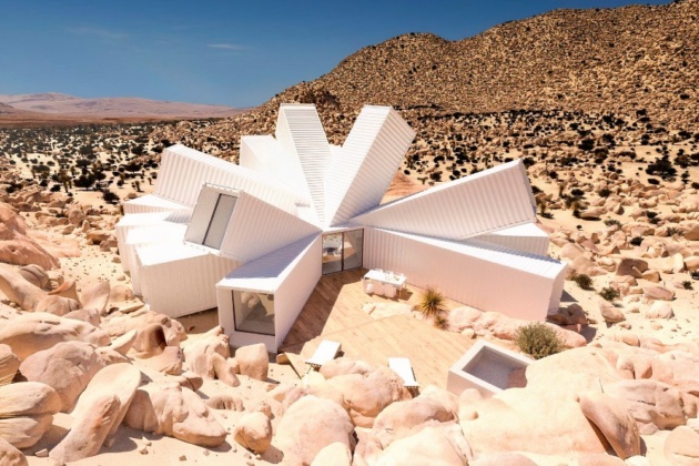 Futuristic mansions with large interior space: house designs and floor plans.