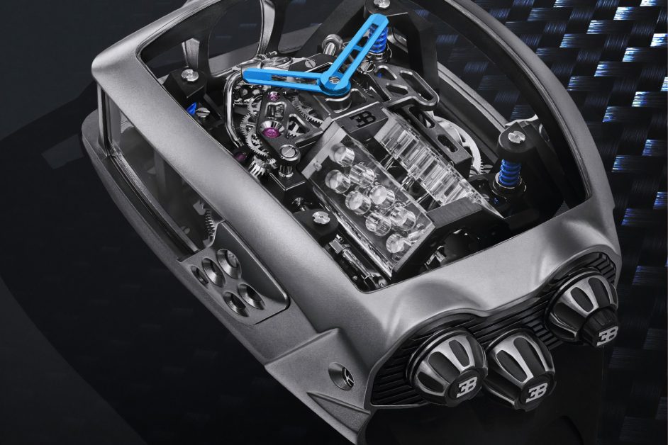 Add some va va vroom to your watch collection with Bugatti’s Chiron Tourbillon, now available on JamesEdition