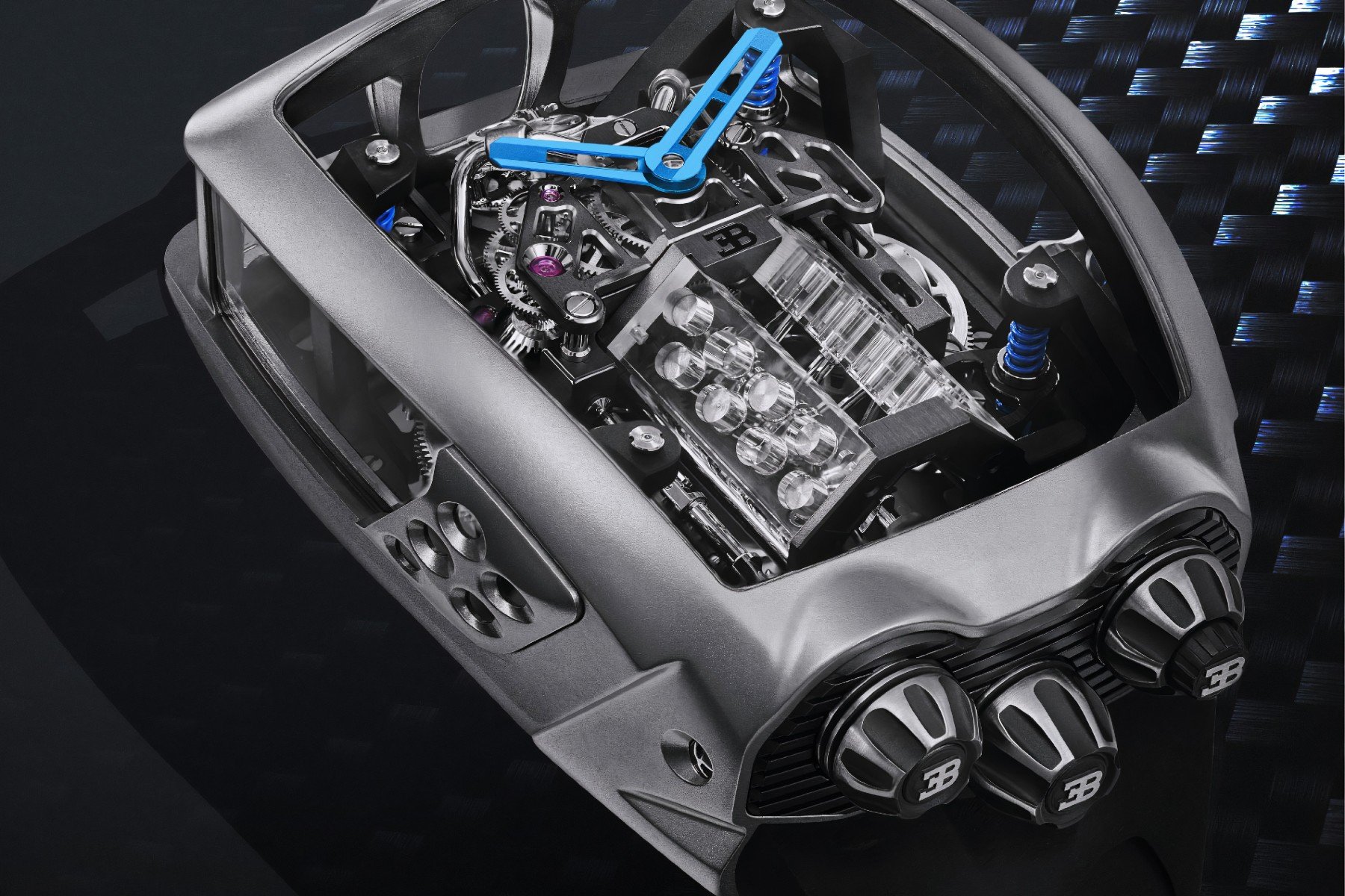 Add some va va vroom to your watch collection with Bugatti’s Chiron Tourbillon, now available on JamesEdition