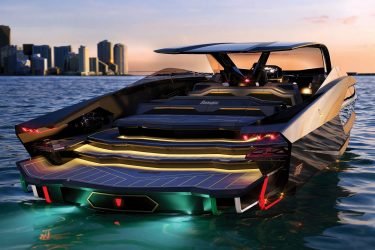 The Yacht Inspired by a Supercar: One of the first Lamborghini boats is up for sale