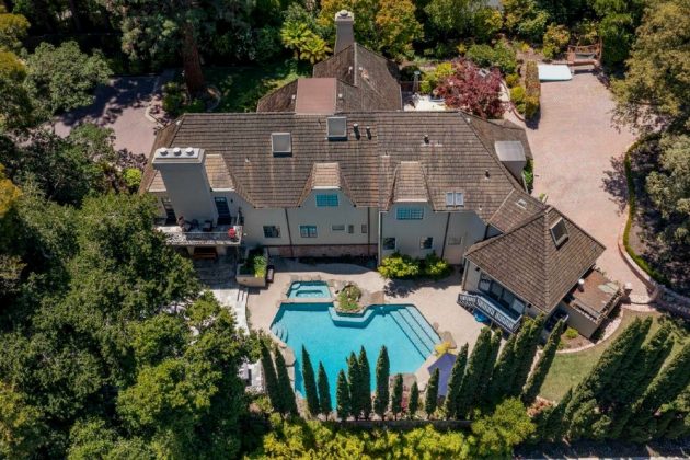 San Francisco mansions for sale: one of the most expensive houses in Bay Area, 1820 Brookvale Rd, Hillsborough, CA 94010