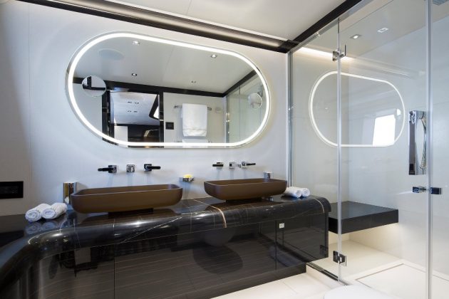 Dynamiq 1 of 7 yacht designed by Porsche for sale in Monaco.
