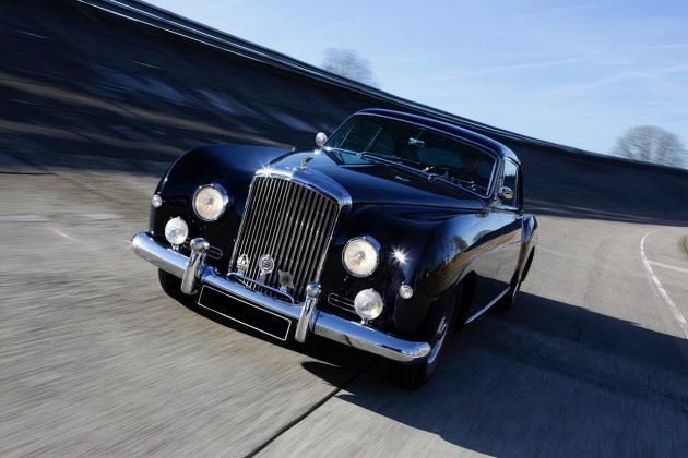 Collectible classic Bentley with original details put up for sale in Paris, France