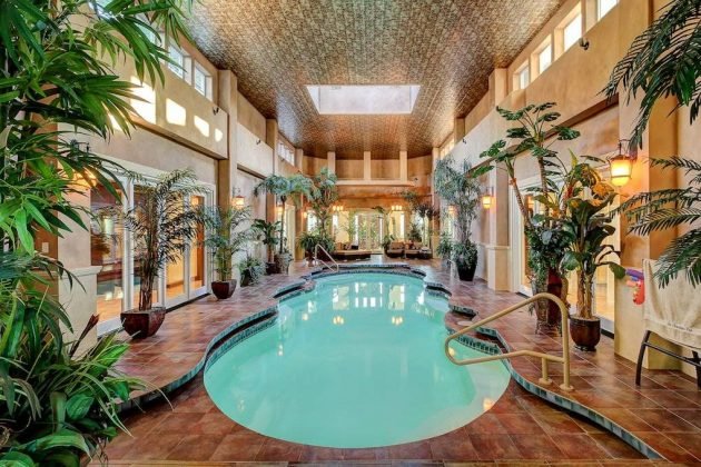 One of the biggest houses with an indoor pool in the USA