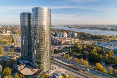 Zunda Towers, Riga: 8 Exclusive apartments up for sale in the tallest mixed-use building in the Baltics