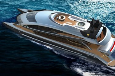 Meet Royal Falcon One, the world's first megayacht fully designed by Porsche