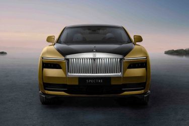 Rolls-Royce unveiled its first electric car, the Spectre Coupe