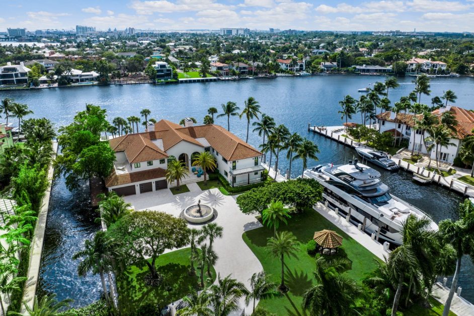 Trophy estate: A true peninsula property hits the market in Fort Lauderdale