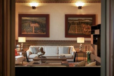 Slickly-designed apartment in historic Palazzo Guicciardini hits the market in Florence