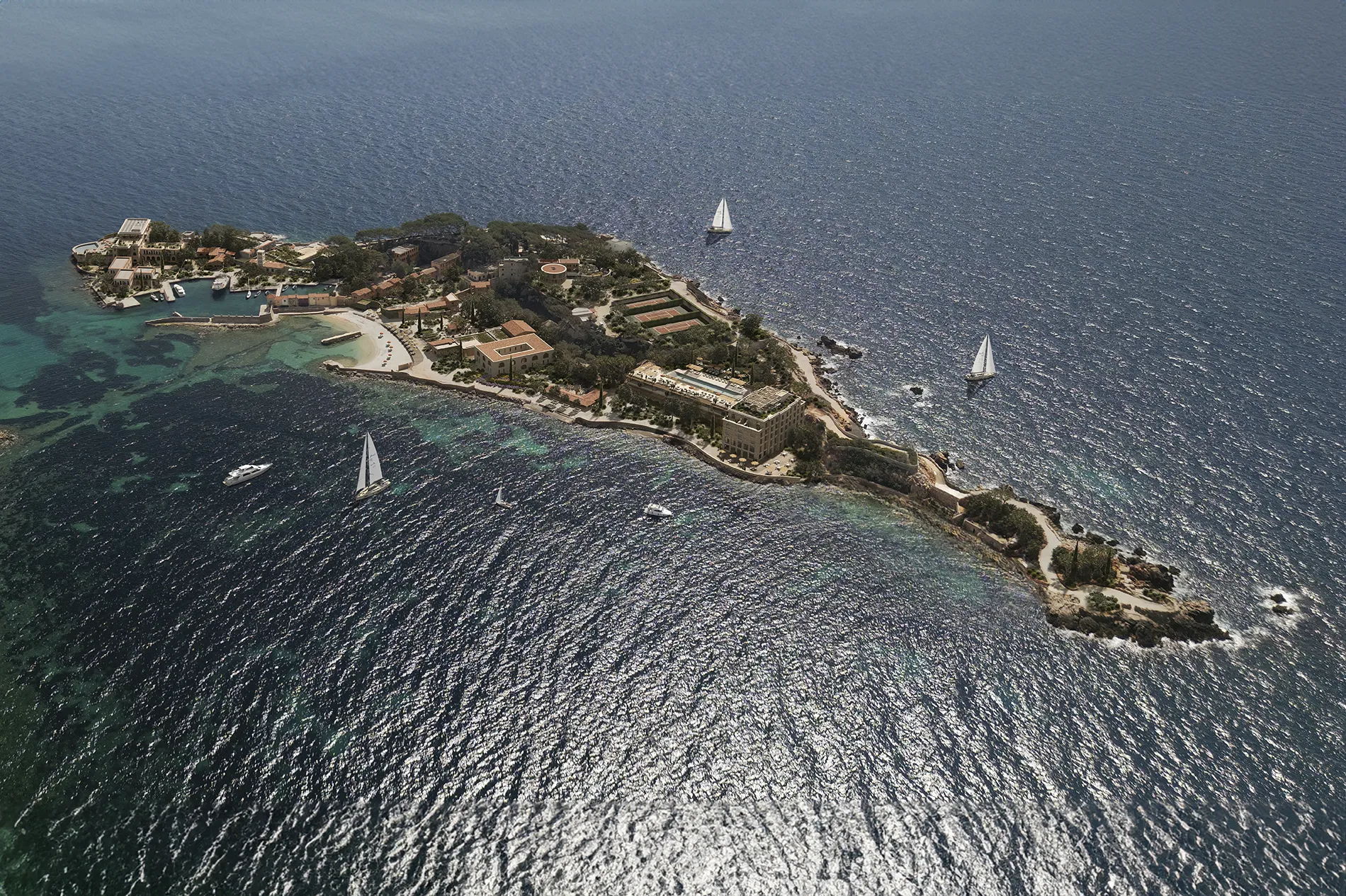 Private Island Retreat with a French Flair: ‘A New Age of Magic’ Starts on Iconic Île de Bendor ()