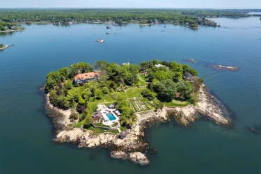 One-of-a-kind Private Island Off the Coast of Connecticut Hits the Market for $35 Million