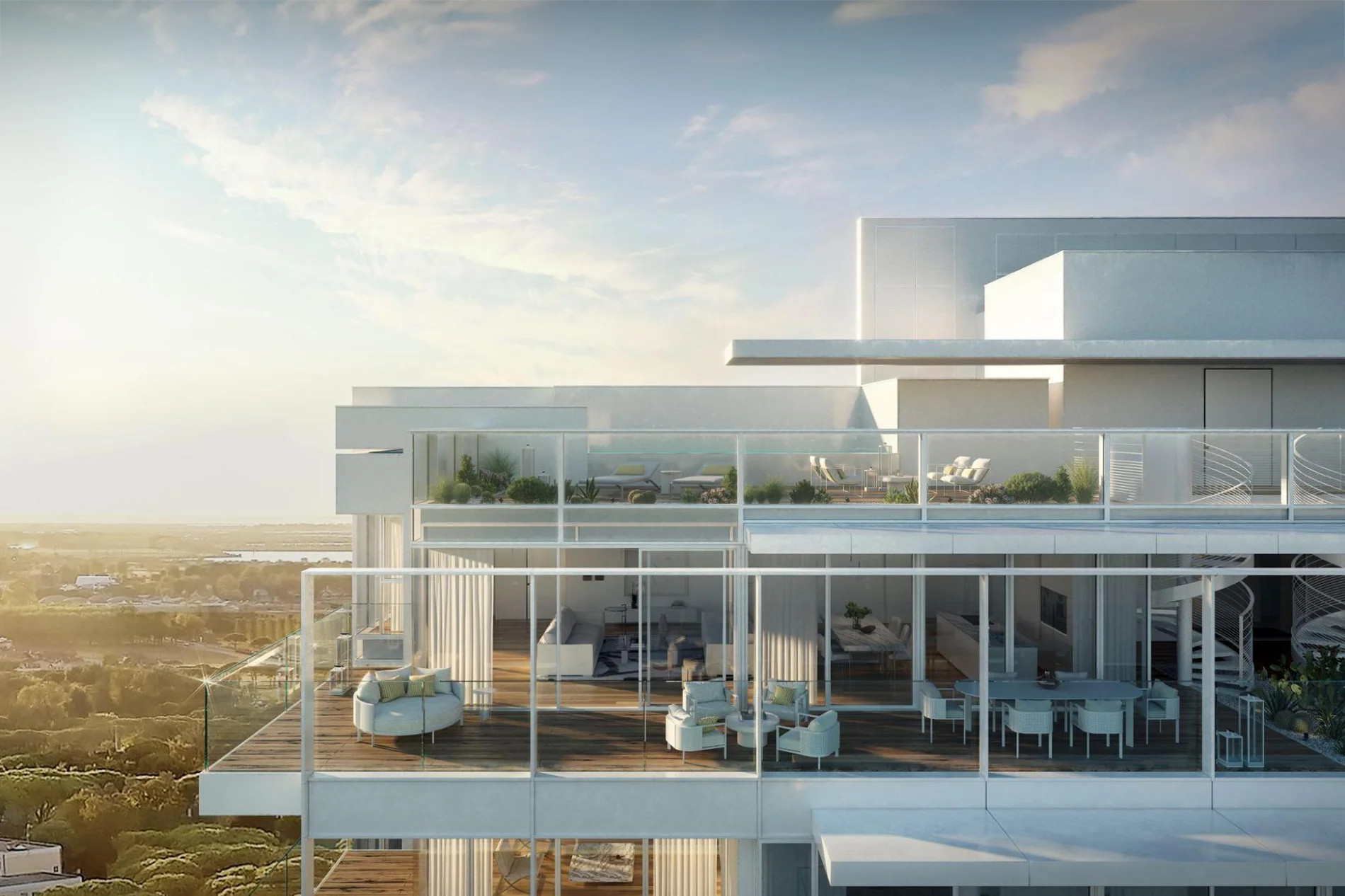 Richard Meier Tower: Deluxe Apartments for Sale in the Jesolo Lido Design District