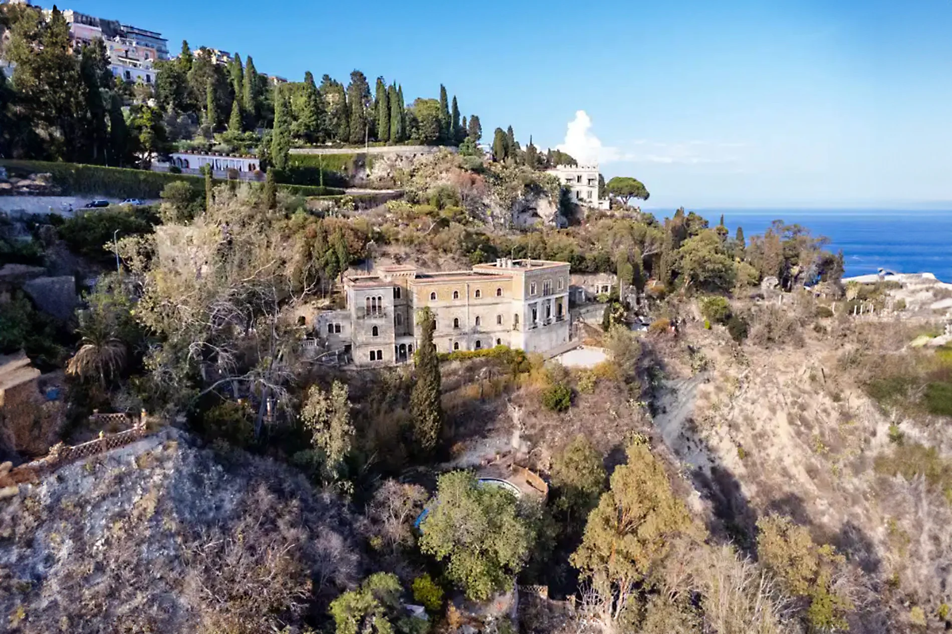 Two Villas Owned by Admiral Nelson's Family Come to Market in Taormina, Sicily