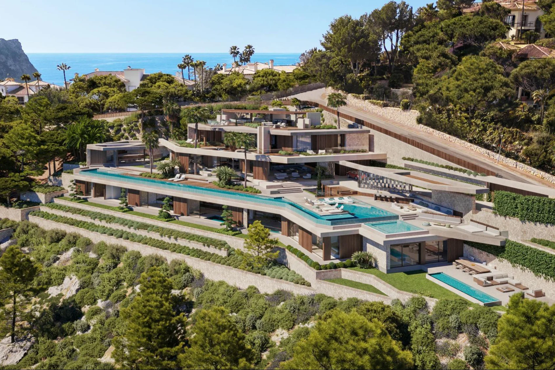 Villa Pura: Modern Architectural Marvel in Mallorca’s Prestigious Las Brisas Enclave