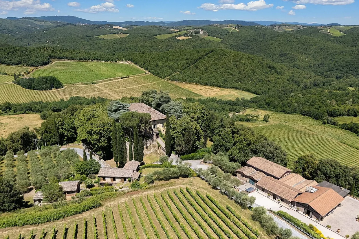 Inside a 14th-Century Chianti Classico Estate: A Rare Tuscan Gem with Exceptional Winemaking Potential