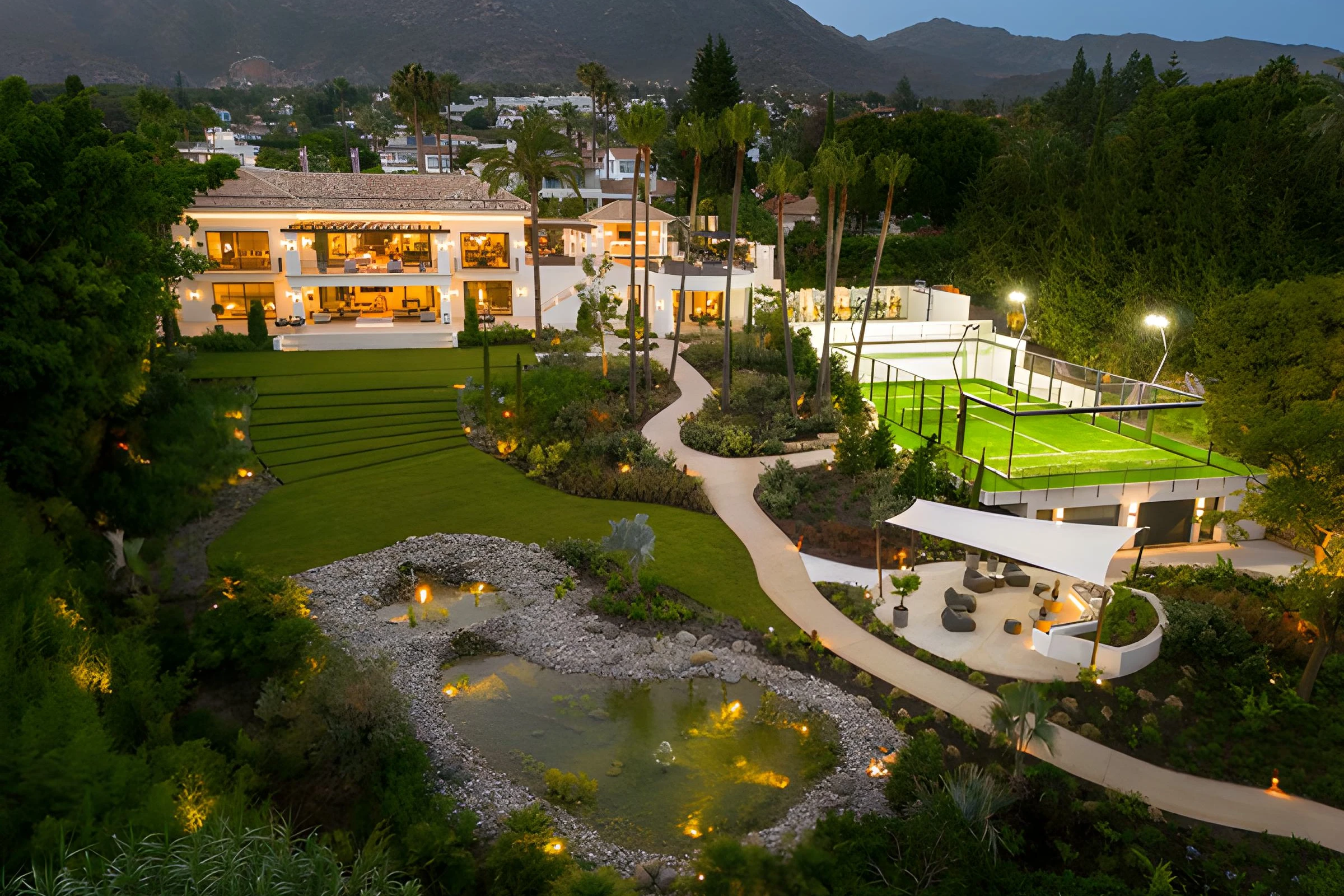 Luxury Real Estate: The Global Appeal of Tennis Court Properties - Penthouse Rentals With Top End Tennis Courts