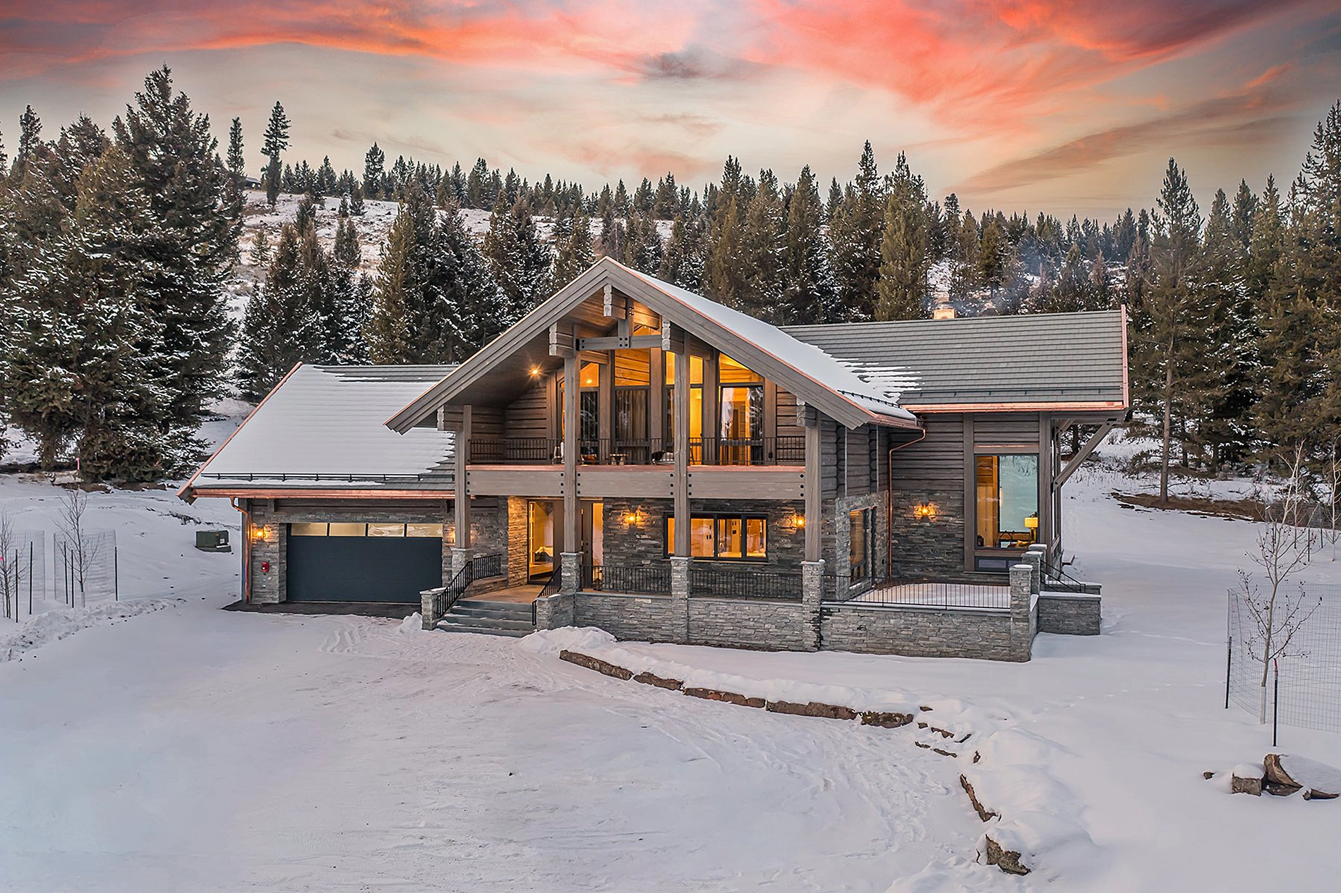 Luxury European-Style Mountain Home in Big Sky's Spanish Peaks