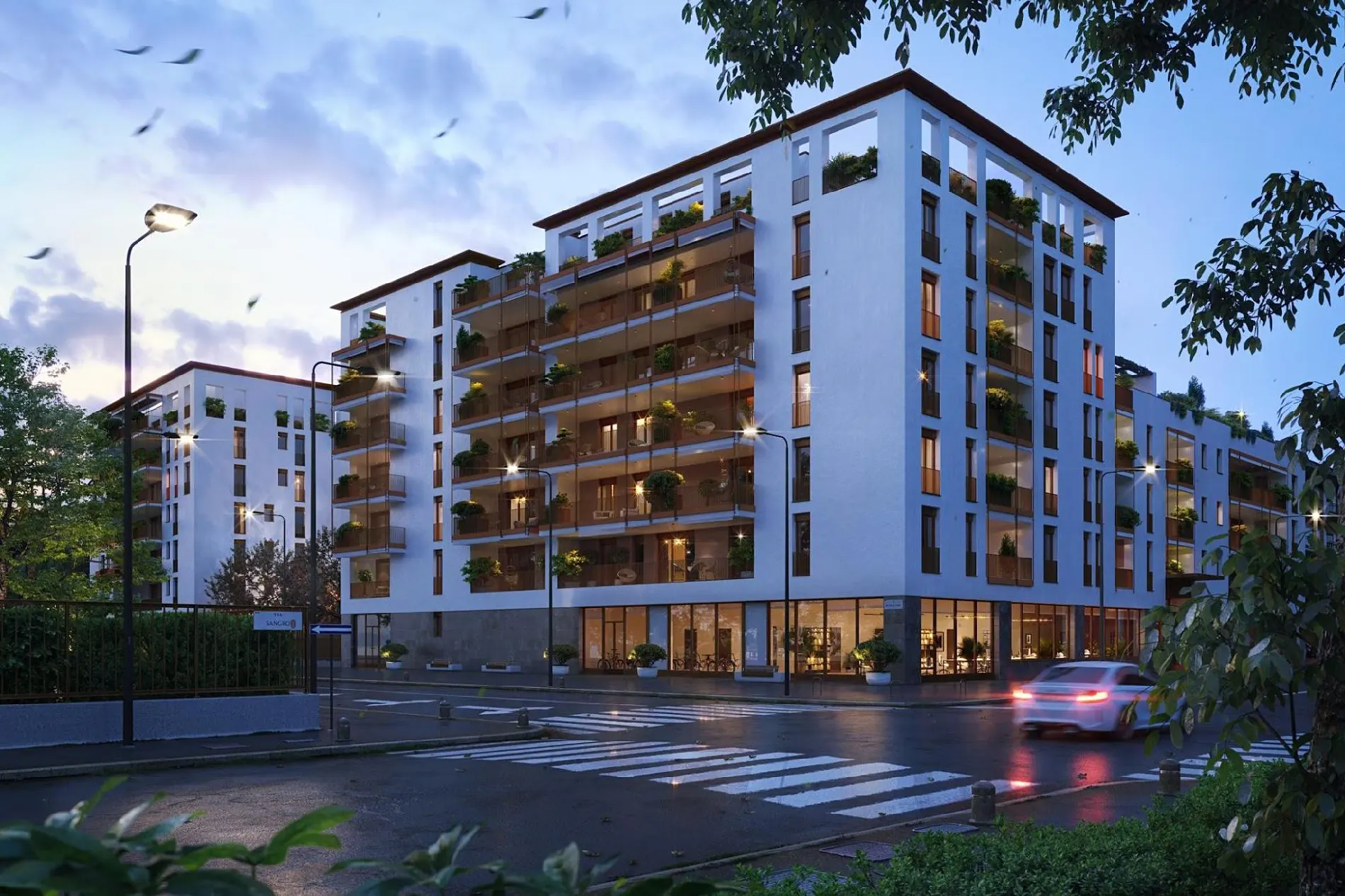 Corte Gardens: Green Stone SICAF Brings Sustainable Elegance to Milan's Feltre District