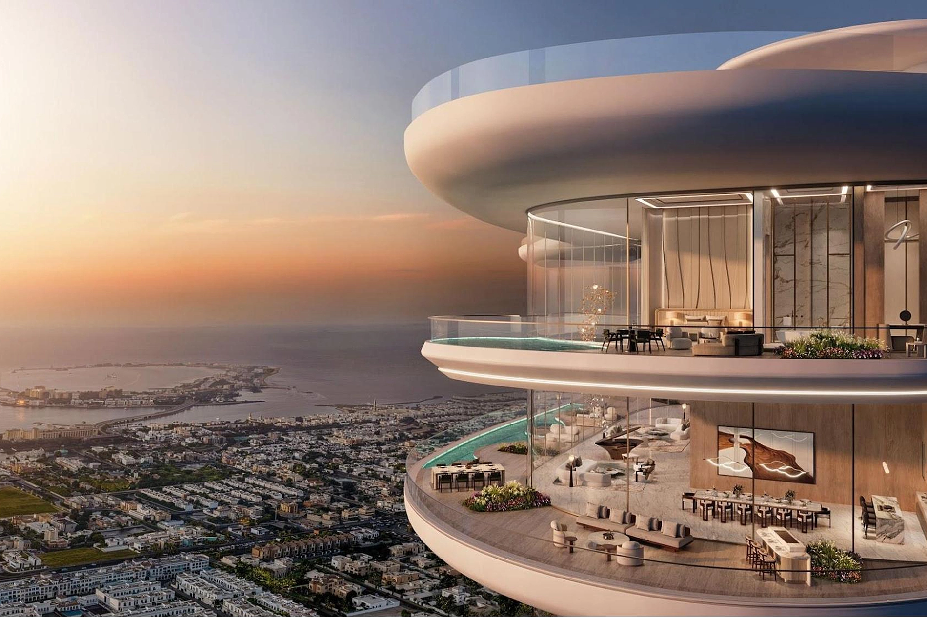 Amali Residences: Sculptural Waterfront Living Above the Dubai Canal