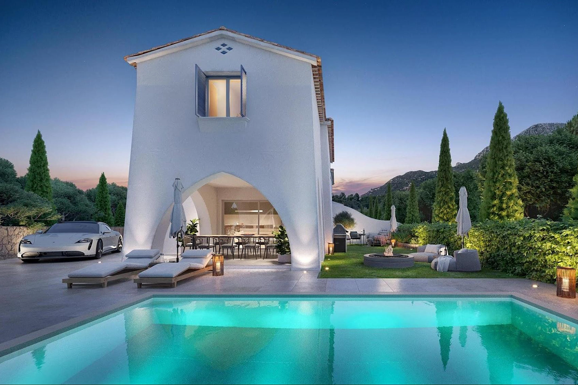 Villa Longevity: Contemporary Seaside Living in Sardinia's Blue Zone